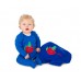 Personalised Baby Boy Gift Set Sleepsuit, Blanket & Hat Boxed Cute Alpha Gator Design